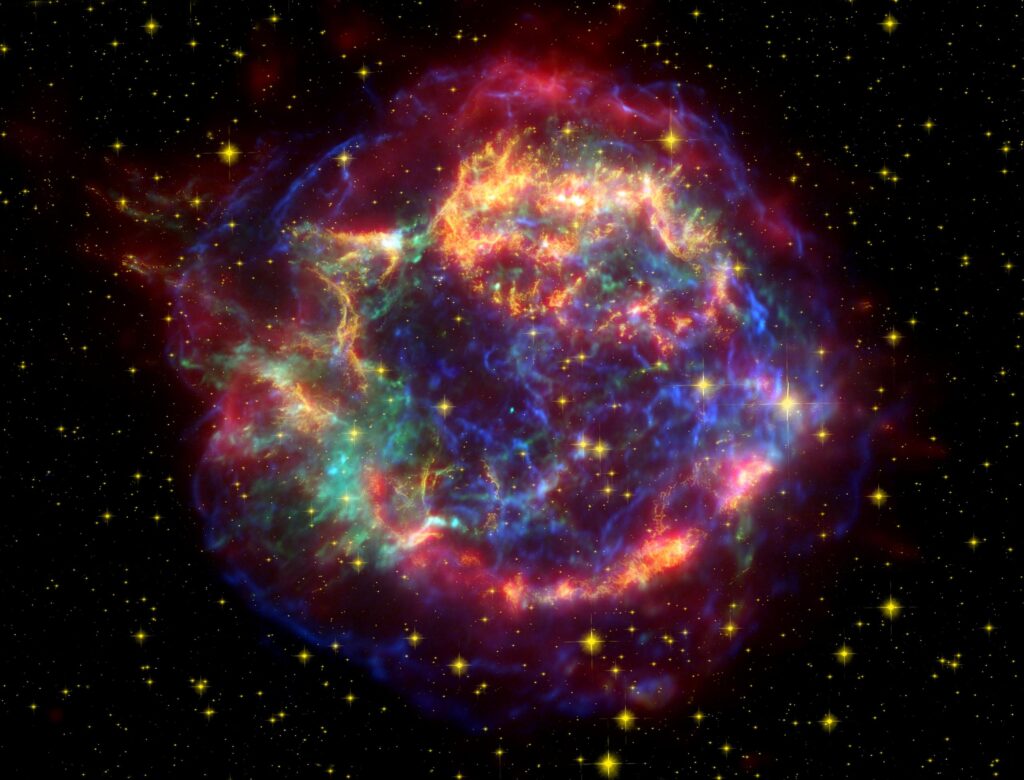 Cassiopeia A Spitzer