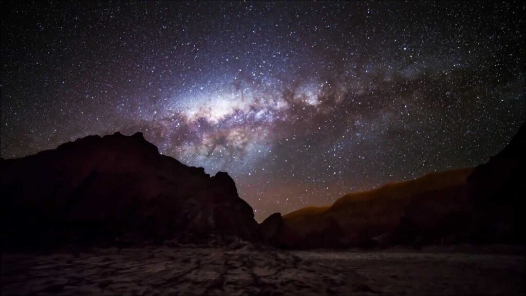 Night sky in Iran