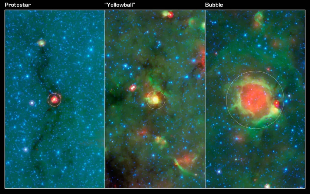 nebula to protostar