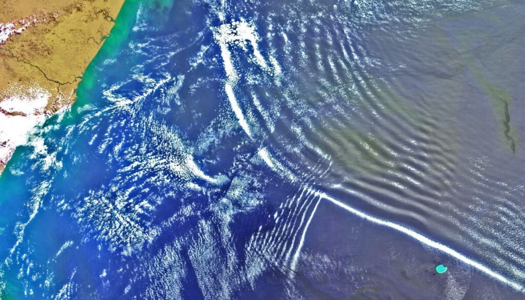 Gravity Waves landsat